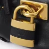 Bolso pequeño Paddington con cadena en piel granulada
