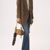 Bolso pequeño Paddington con cadena en piel granulada Bolso pequeño Paddington con cadena en piel granulada
