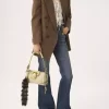 Bolso pequeño Paddington con cadena en piel granulada Bolso pequeño Paddington con cadena en piel granulada