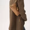 Bolso pequeño Paddington con cadena en piel granulada Bolso pequeño Paddington con cadena en piel granulada
