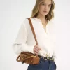 Bolso pequeño para cámara en piel brillante Bolso pequeño para cámara en piel brillante