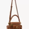 Bolso pequeño para cámara en piel brillante Bolso pequeño para cámara en piel brillante
