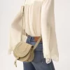 Bolso pequeño tipo sillín Marcie en fibras efecto rafia Bolso pequeño tipo sillín Marcie en fibras efecto rafia