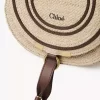 Bolso pequeño tipo sillín Marcie en fibras efecto rafia Bolso pequeño tipo sillín Marcie en fibras efecto rafia