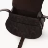 Bolso pequeño tipo sillín Marcie en piel efecto pitón Bolso pequeño tipo sillín Marcie en piel efecto pitón