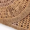 Bolso plano Summer Banana con asa en rafia Bolso plano Summer Banana con asa en rafia