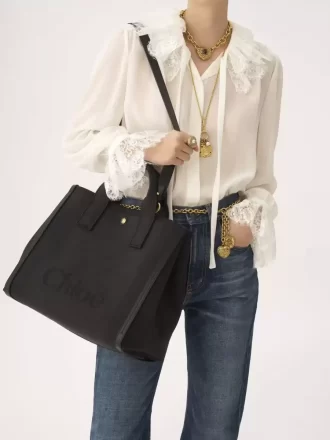 Bolso tote Chloé Carry de lona