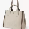 Bolso tote Chloé Carry de lona Bolso tote Chloé Carry de lona