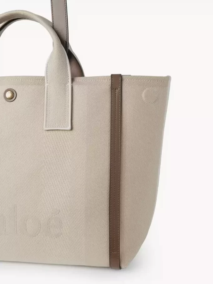 Bolso tote Chloé Carry de lona Bolso tote Chloé Carry de lona