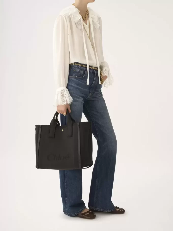 Bolso tote Chloé Carry de lona