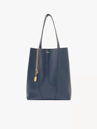 Bolso tote Chloé Spin de piel granulada