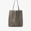 Bolso tote Chloé Spin de piel granulada