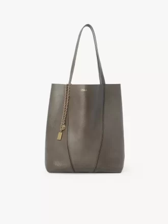 Bolso tote Chloé Spin de piel granulada