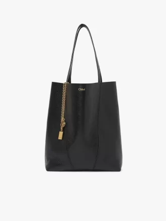Bolso tote Chloé Spin de piel granulada