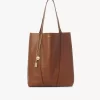 Bolso tote Chloé Spin de piel granulada