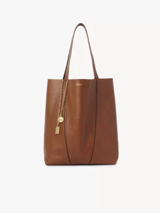 Bolso tote Chloé Spin de piel granulada