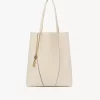 Bolso tote Chloé Spin de piel granulada