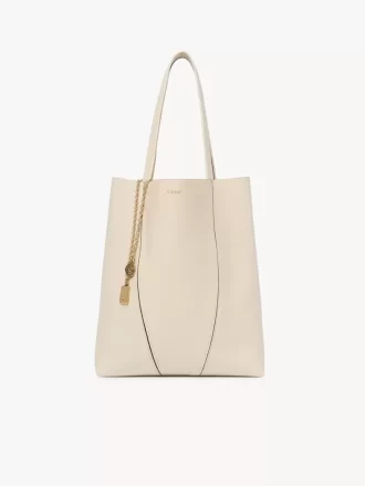 Bolso tote Chloé Spin de piel granulada