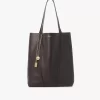 Bolso tote Chloé Spin de piel granulada Bolso tote Chloé Spin de piel granulada