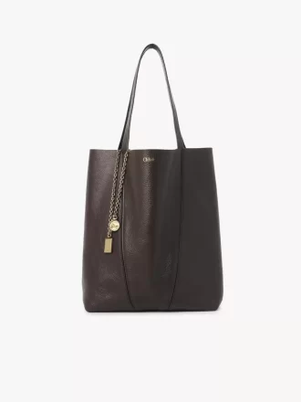 Bolso tote Chloé Spin de piel granulada