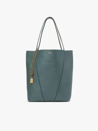 Bolso tote Chloé Spin de piel granulada