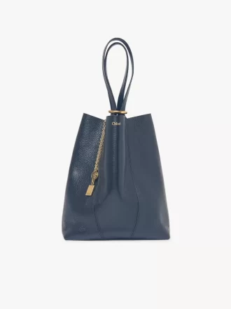 Bolso tote Chloé Spin de piel granulada