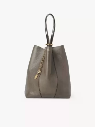 Bolso tote Chloé Spin de piel granulada