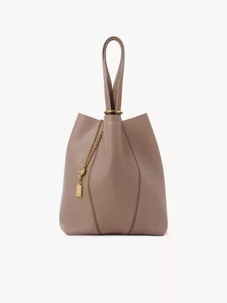 Bolso tote Chloé Spin de piel granulada