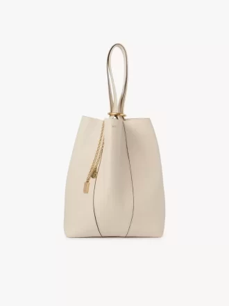 Bolso tote Chloé Spin de piel granulada
