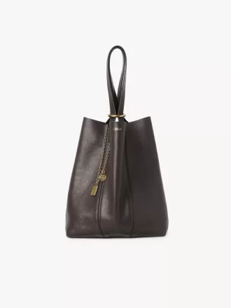 Bolso tote Chloé Spin de piel granulada