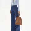 Bolso tote Chloé Spin de piel granulada