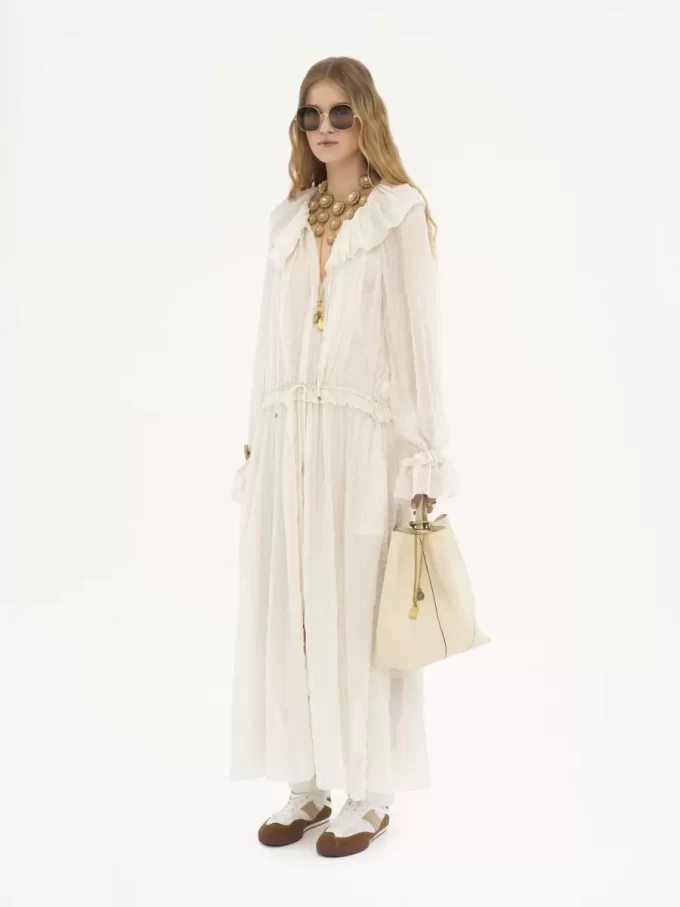 Bolso tote Chloé Spin de piel granulada