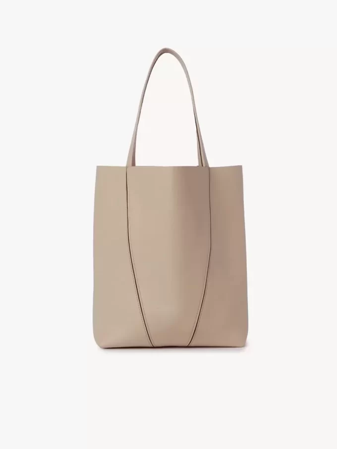Bolso tote Chloé Spin de piel granulada