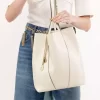 Bolso tote Chloé Spin de piel granulada
