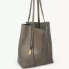 Bolso tote Chloé Spin de piel granulada