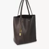 Bolso tote Chloé Spin de piel granulada Bolso tote Chloé Spin de piel granulada