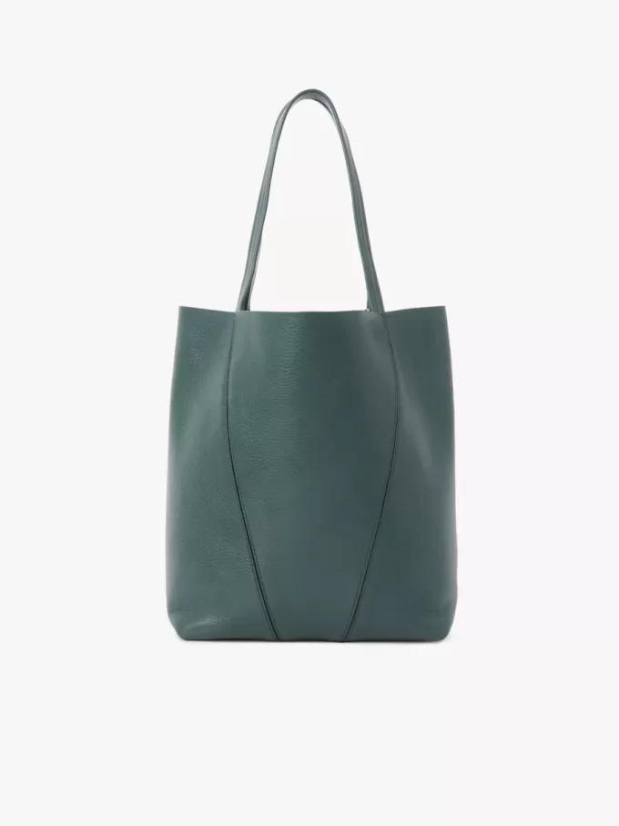Bolso tote Chloé Spin de piel granulada Bolso tote Chloé Spin de piel granulada