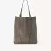 Bolso tote Chloé Spin de piel granulada