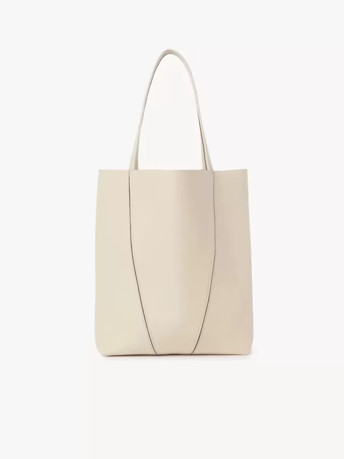 Bolso tote Chloé Spin de piel granulada