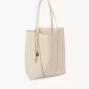 Bolso tote Chloé Spin de piel granulada