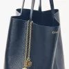 Bolso tote Chloé Spin de piel granulada