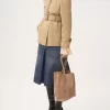 Bolso tote Chloé Spin de piel granulada