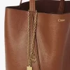 Bolso tote Chloé Spin de piel granulada