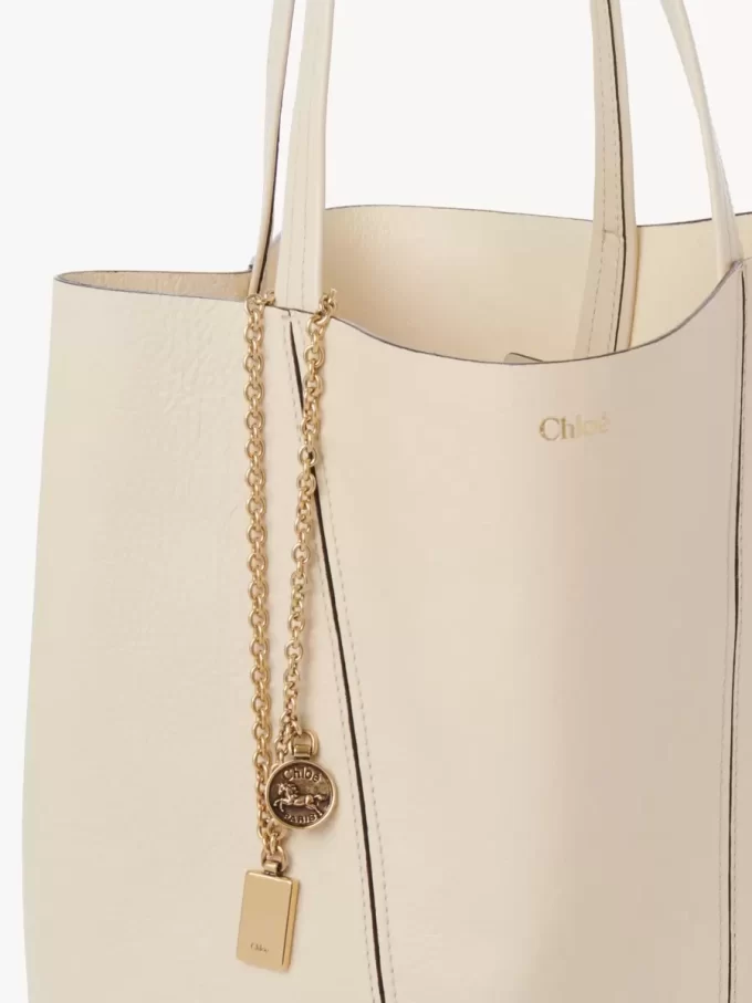 Bolso tote Chloé Spin de piel granulada