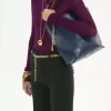 Bolso tote Chloé Spin de piel granulada