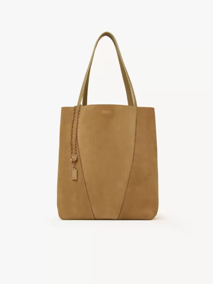 Bolso tote Chloé Spin en piel de ante Bolso tote Chloé Spin en piel de ante
