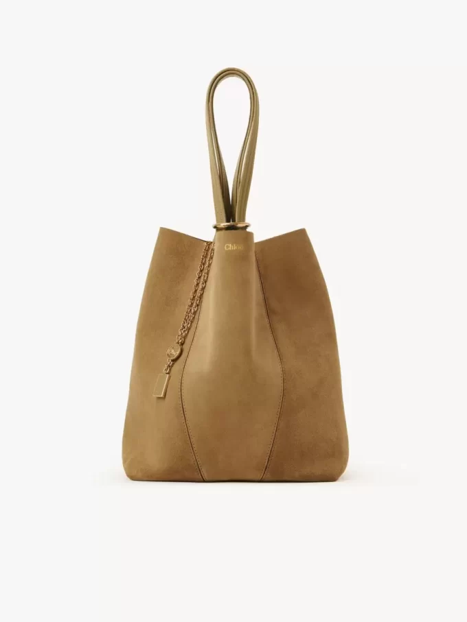 Bolso tote Chloé Spin en piel de ante Bolso tote Chloé Spin en piel de ante