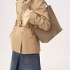Bolso tote Chloé Spin en piel de ante Bolso tote Chloé Spin en piel de ante