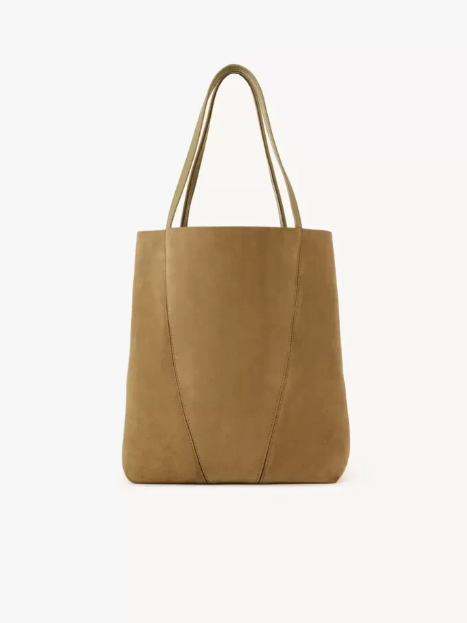 Bolso tote Chloé Spin en piel de ante Bolso tote Chloé Spin en piel de ante