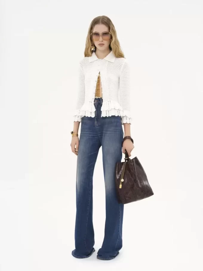 Bolso tote Chloé Spin en piel efecto pitón Bolso tote Chloé Spin en piel efecto pitón